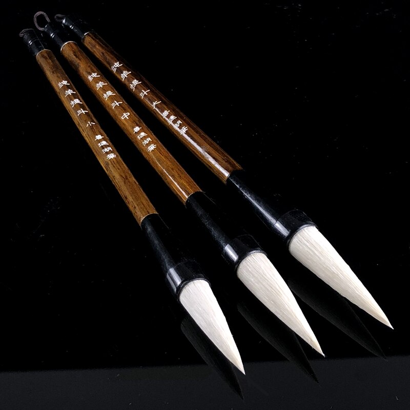 Elegante Wollen Haar Borstel Pen Set Chinese Kalligrafie Borstel Pen voor Schrijven Regelmatige en Officiële Script Chinese Schilderij Borstels