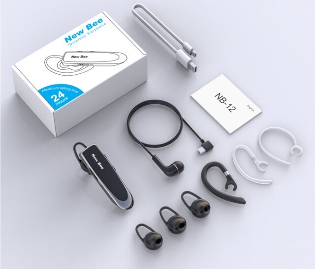 Neue Bluetooth Headset 5,0 Chip Sport Hände-Freies Headset Mini kabellos Ohrstöpsel Subwoofer Telefon Geschäft Headset: Blae4