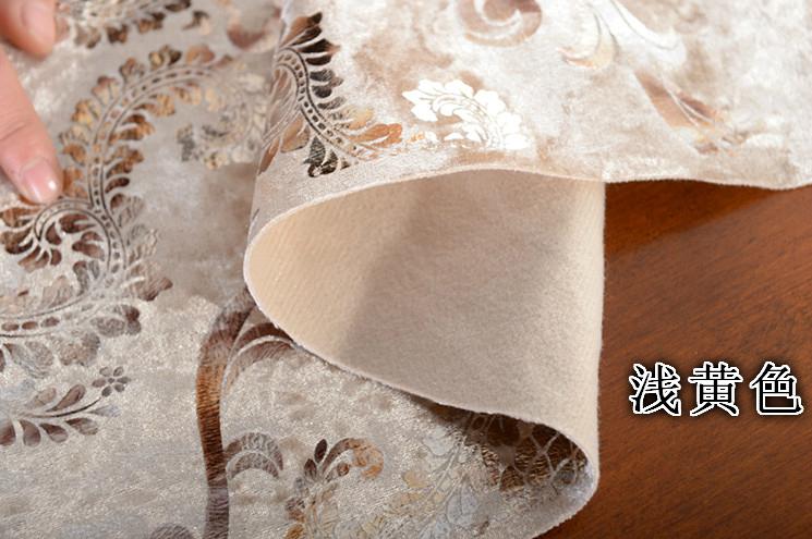 1 meter luksus blød fløjl jacquard chenille polstring stof blomster til sofapude pude spisestue klud tela tissu: 2