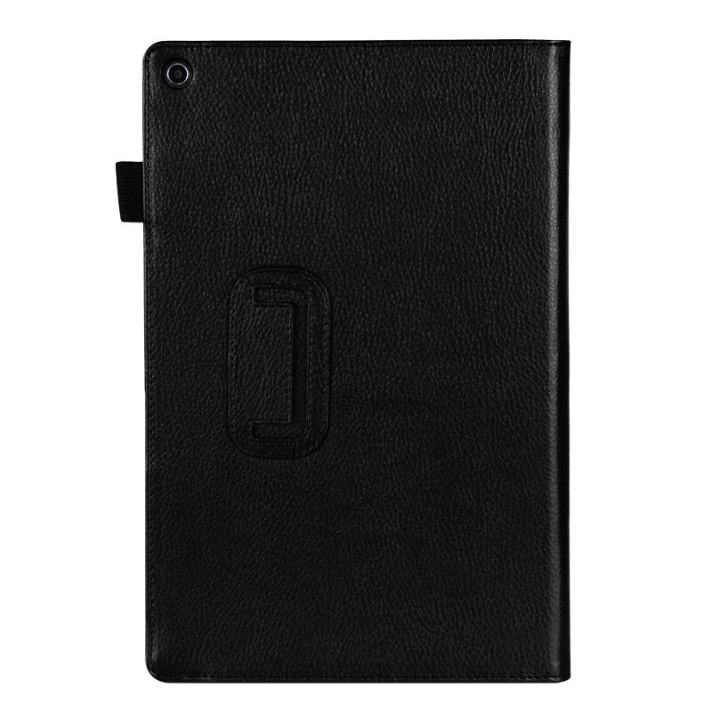 Stand Magnetic Folio Cover For Sony Xperia Tablet Z Z1 10.1 inch Tablet PU Leather Case: black