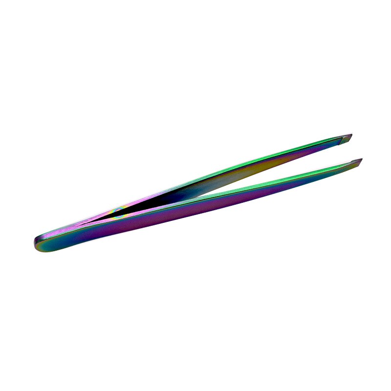 Angled Eyebrow Tweezers Stainless Steel Face Hair Removal Eye Brow Trimmer Eyelash Clip Cosmetic Eyebrow Clip Beauty Makeup Tool