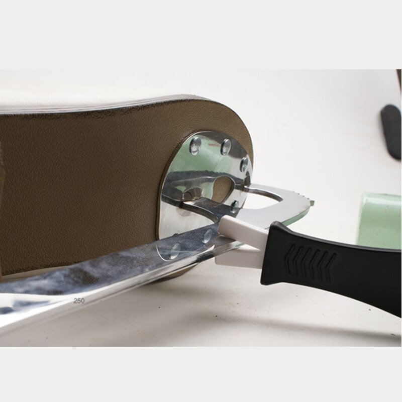 Ice Hockey Figure Speed Skating Shoes Blade Sharpener Hand Held Skate Blade Edge Sharpener Tool Grinding Stone