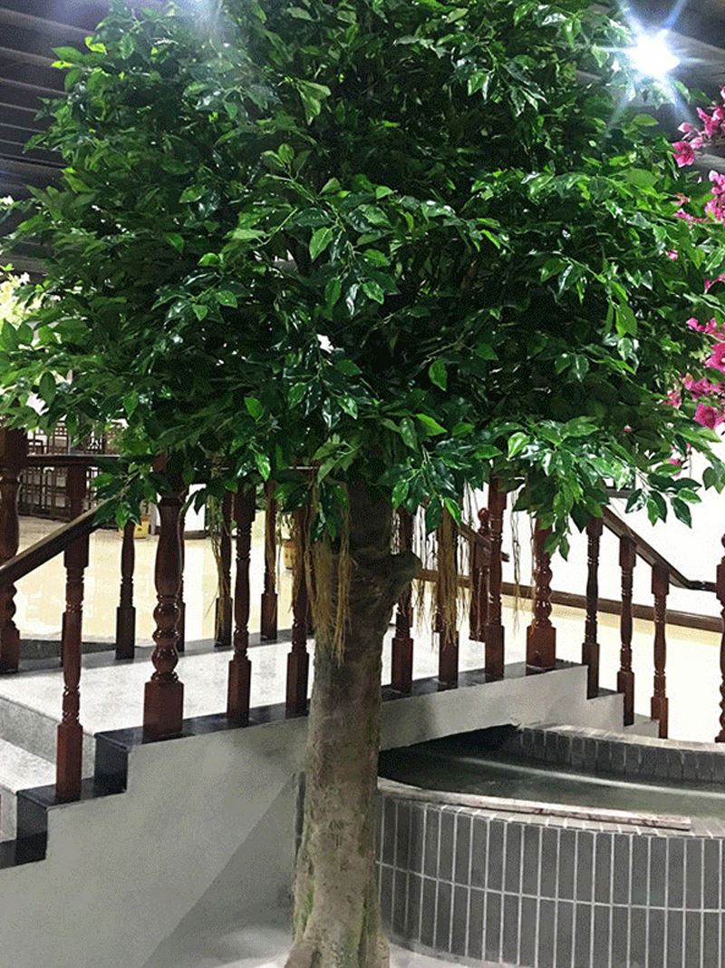 12 kpl/erä muovipuu keinotekoinen ficus-lehti ginkgo biloba oksat ulkona käsintehdyt lehdet tee-se-itse juhliin kotitoimiston koristeluun
