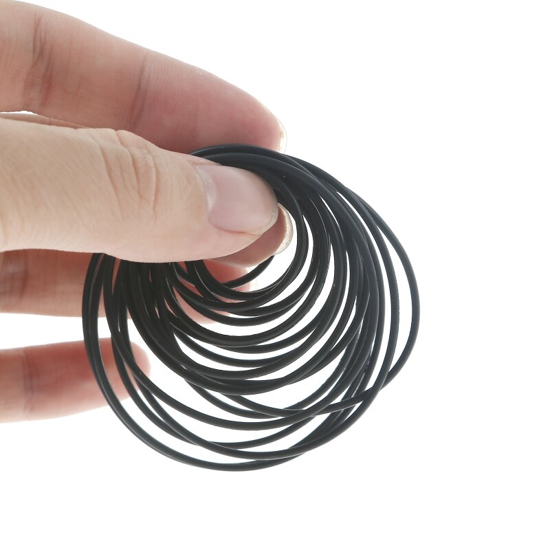 Universele 1.5Mm Cassette Tape Vervanging Rubber Cd Dvd Cassette Recorder Draaitafel Riem Riem 20Pcs