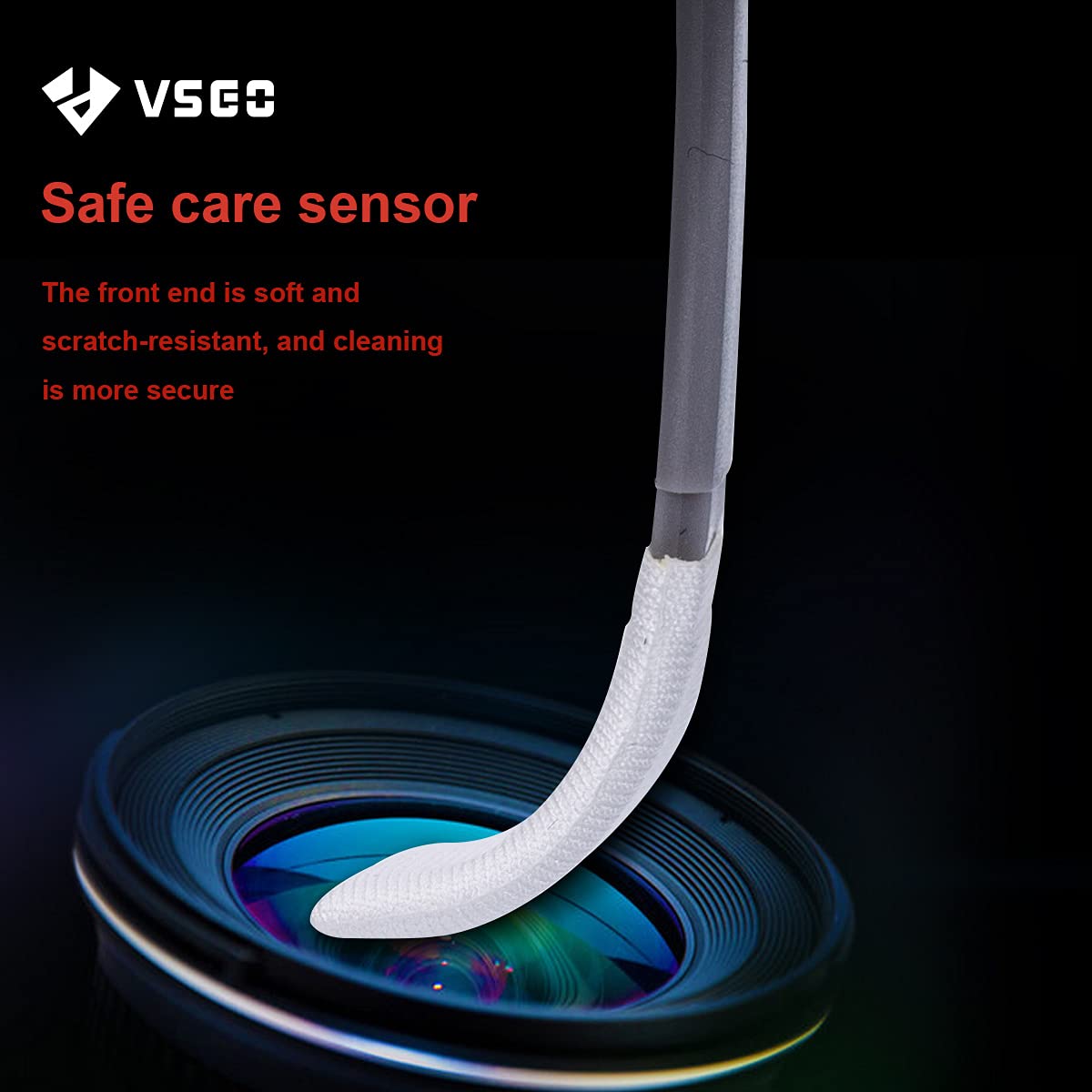 VSGO Medium Format Camera Sensor Cleaning Kit CCD Swab with Liquid Cleaner for Large Format DSLR