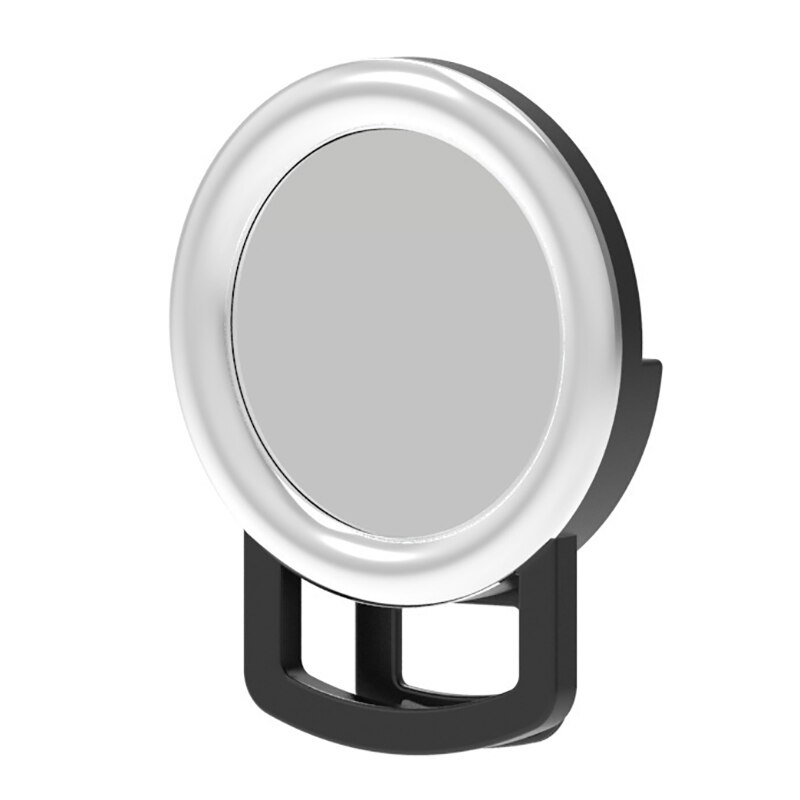 Specchio per trucco a Clip luce di riempimento bellezza ricaricabile telefono cellulare LED Selfie Ring Light cerchio portatile fotografia Clip Light