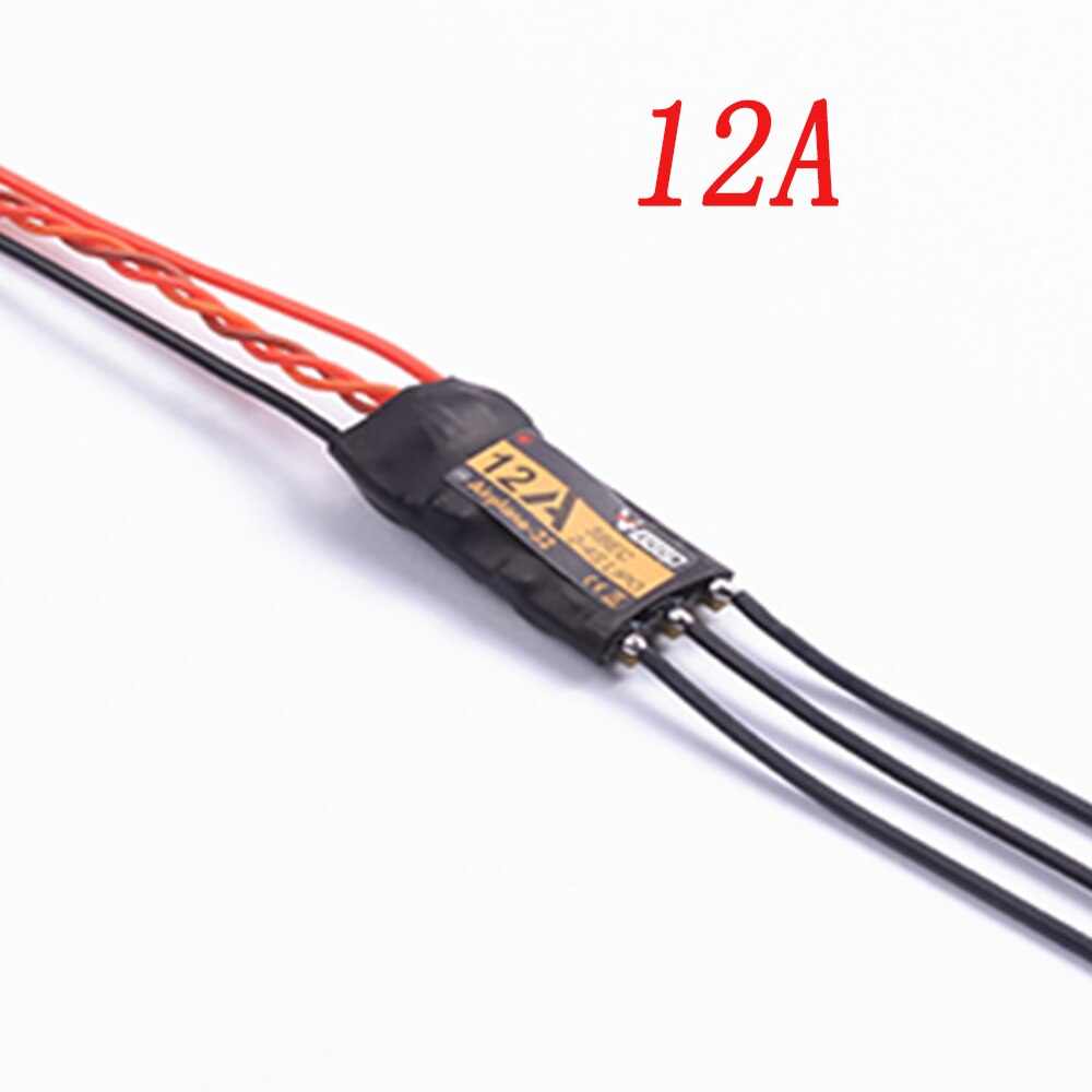 Newest VGOOD Brushless ESC 6A / 12A / 20A / 30 / 40A / 60A / 80A / 100A / 120A 2S 32-Bit With 1.5A SBEC for RC Airplane Accs: 12A