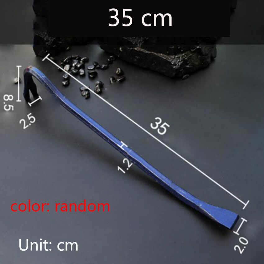 1pc 25 35 45cm Pry Bar Heavy Duty Crowbar Strike Cap Nail Puller Chisel Car Repair Tool Remover Removal Hand Tools: 35cm