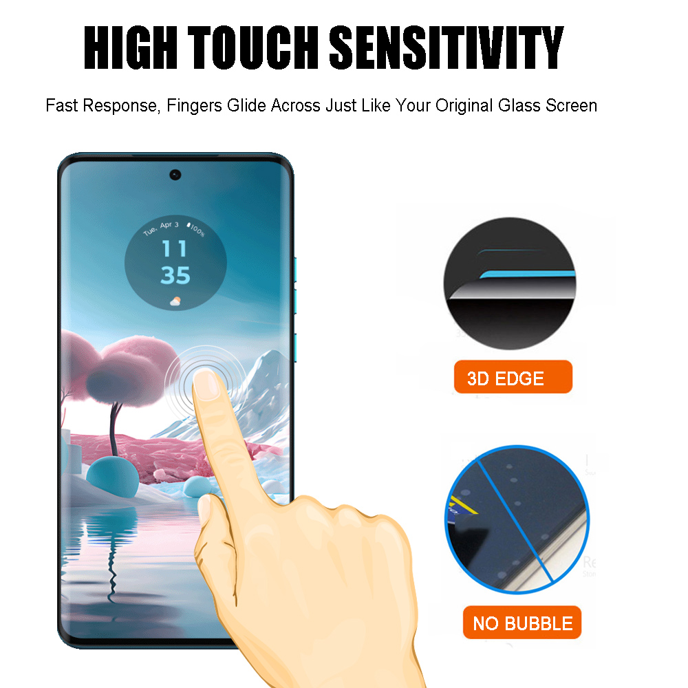 Screen Protector For Motorola Edge 40 Neo Protective Films Tempered Glass Motorola Edge 40 Edge 40 Pro/Edge 30 Ultra 30 Fusion
