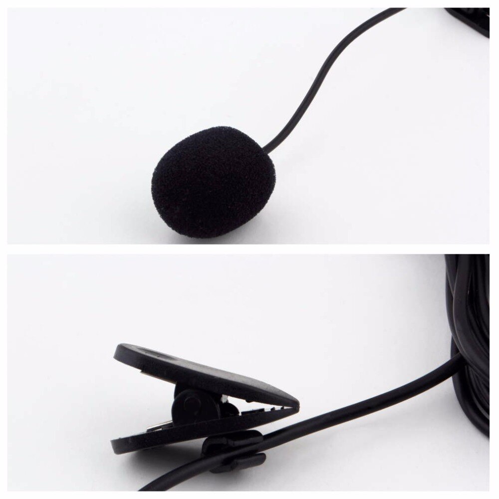 Micro-casque externe à 3.5mm mini-portables, microphone mains libres à pince, microphone cravate pour ordinateur portable pour l'enseignement de la parole