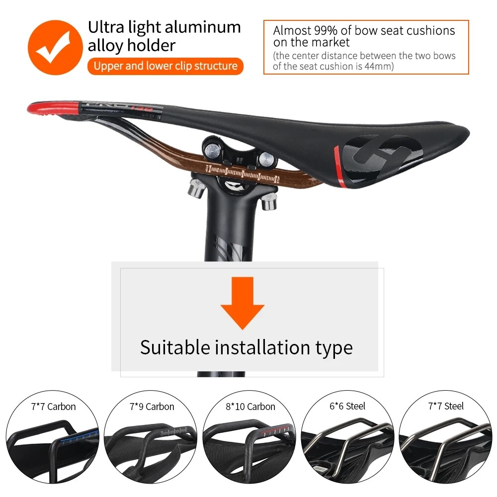 TOSEEK Black UD Matte Full Carbon Fiber MTB Road Bicycle Seatpost Bike Seat Post Cycling Parts 27.2/30.8/31.6 x 350/400mm