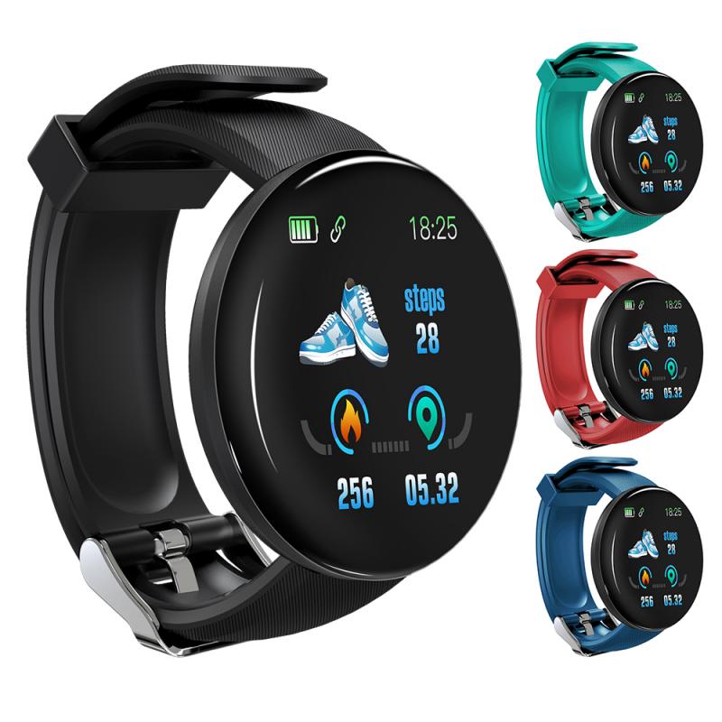 D18 Smart Horloge Polsbandje Armband Sport Waterdichte Smartwatch Bloeddruk Activiteit Tracker Fitness Smart Wrist Band