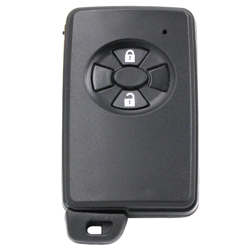 Replacement Shell 2/3/4 Button Smart Remote Key Fob for Toyota RAV4 Vitz Ractis Car Key Blank Case: 2 Buttons