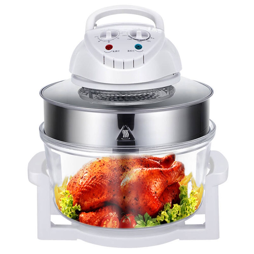 17L Rookloze Elektrische Lucht Friteuse Huishoudelijke Convectie Oven Lucht Friteuse Grote Capaciteit Geroosterde Kip Barbecue Friteuse