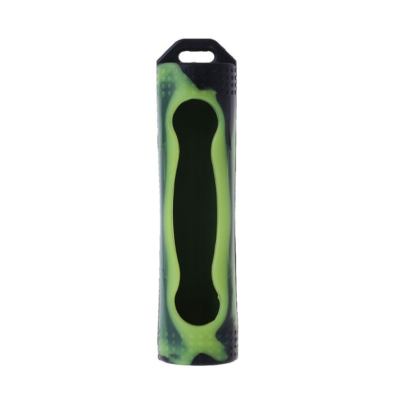 Silicone Sleeve Cover Case For 18650 Battery Protective Bag Pouch Battery Storage Box: Green
