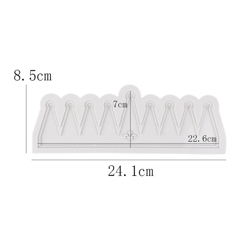 Varios molde de corona Imperial molde de silicona Fondant herramienta de decoración de pasteles Gumpaste Sugarcraft, formas de Chocolate hornear: YX1233