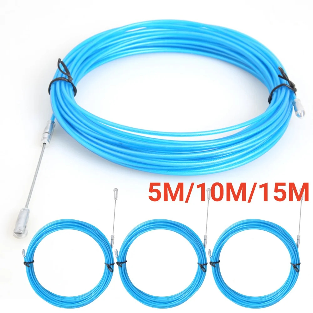 Wire Cable Puller Through Wall Wire Threader Electrical Fish Tape Puller Extractor Guide Device Fastener Cable Pulling Tool