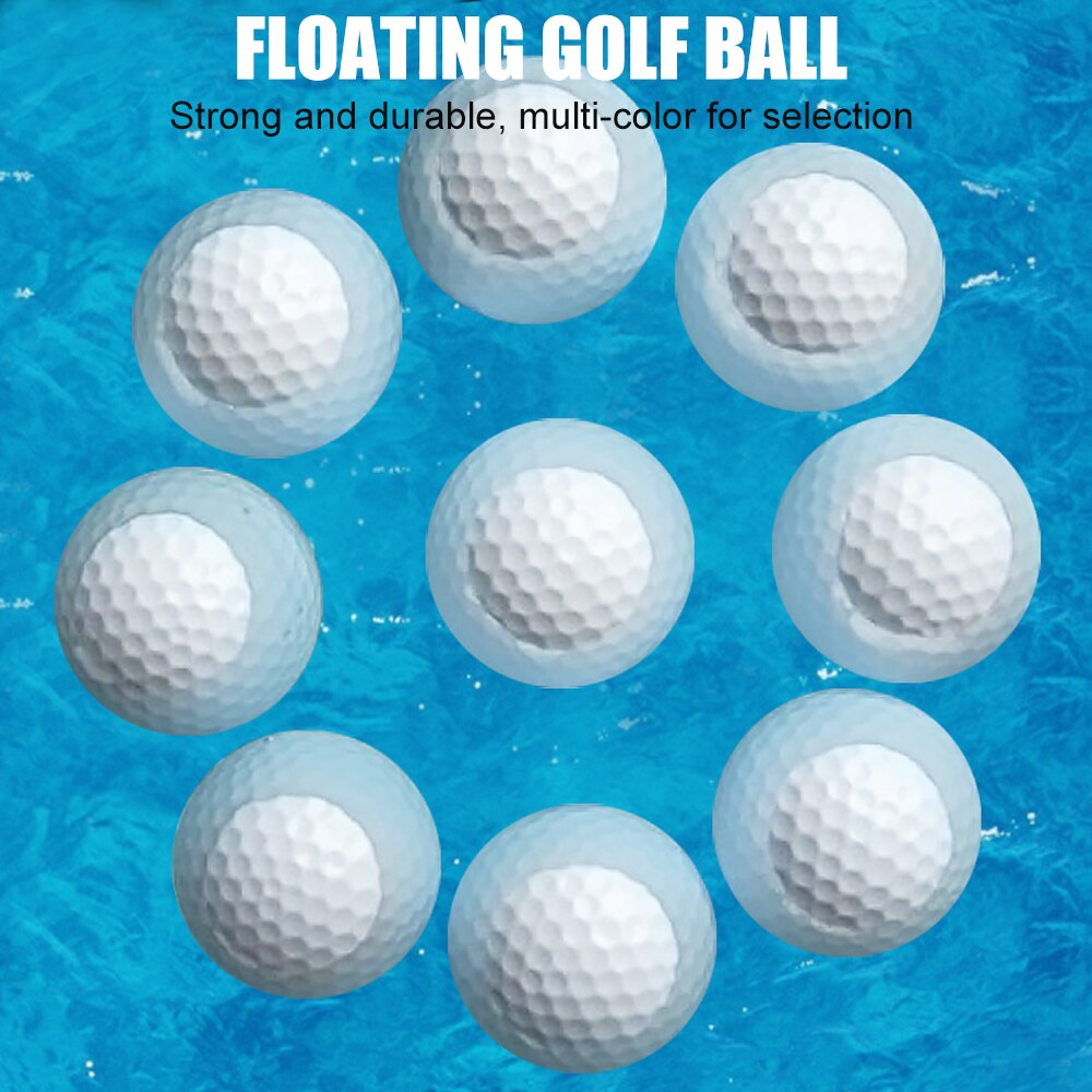10Pcs/Lot Floating Golf Balls Floater Ball Float Water Range Golf Practice Ball Two Piece Ball