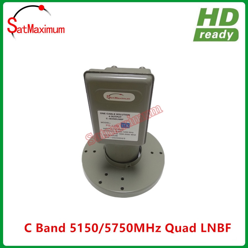 High gain C band LNB Quad Output one cable solution C Band LNBF