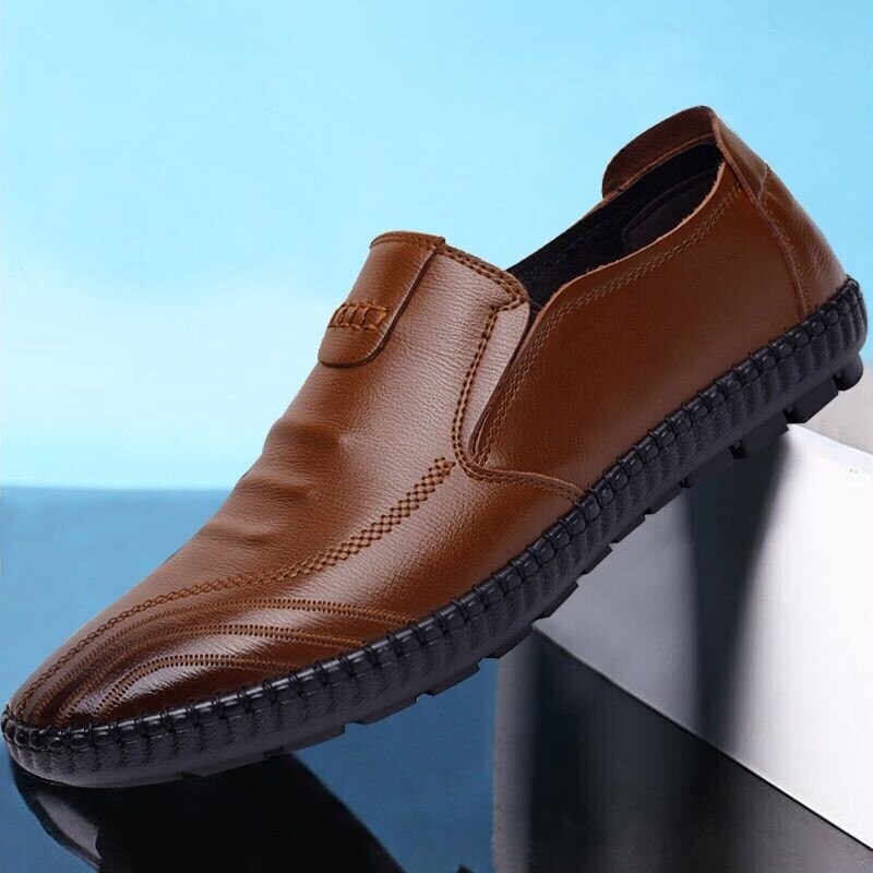 casual spring and autumn shoes PU British men shoes men dress shoes leather zapatos de hombre mens leather shoes