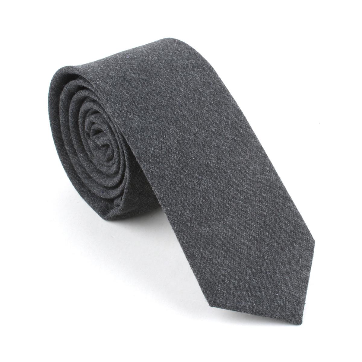 Mærke herre vintage solid hals slips til mand stribe rød blå bryllup business slim slips corbatas tyndt slips: 5