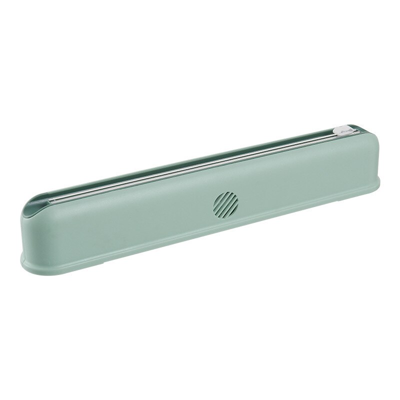 Distributeur de pellicule alimentaire sans poinçon de 38cm, outil de cuisine, support de stockage, feuille plastique: New Type Green