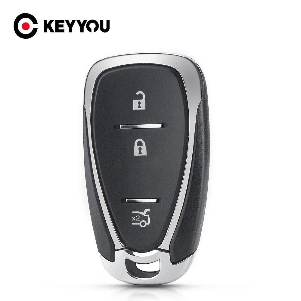 KEYYOU-carcasa de llave remota para Chevrolet Cruze Malibu Camaro, 2/3/4/5 botones, carcasa del cuerpo Fob