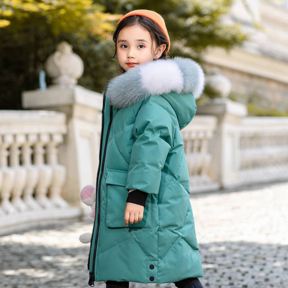 Cold Russian Winter Girl Coats Children Jackets Girls Windproof Hooded Coat Jacket For Girl Teenager Parkas Clothes Outwear