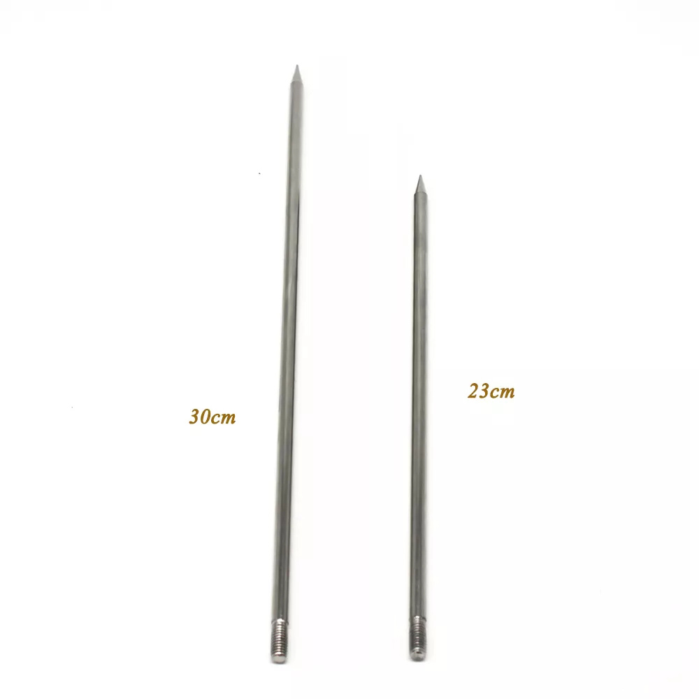 Edelstahl Brasilianische BBQ Spieß Hack Set Vertikale Grill Grillen Rack Fleisch Spieß Spieße Stehen