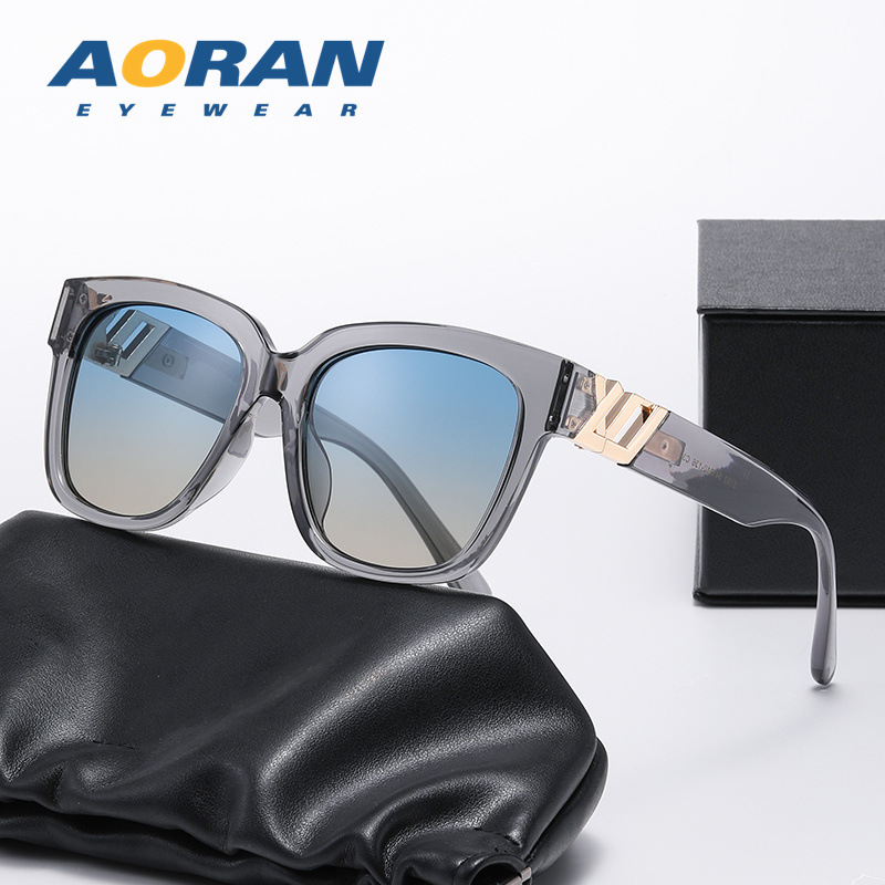 Gafas de sol para hombre y mujer, montura y generosa, gafas de sol polarizadas de viaje resistentes a los rayos UV: Gris