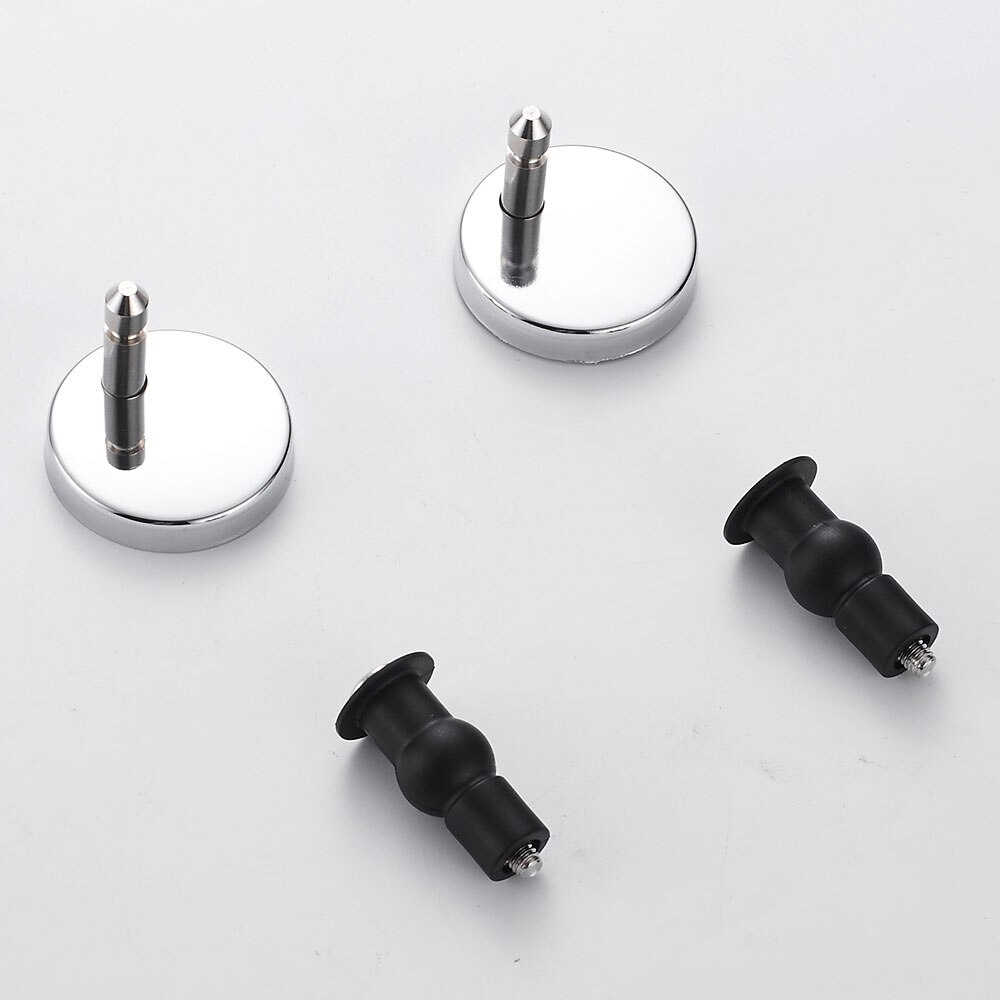 2 Set Toilet Seat Hinge Fixings, Slow-close Toilet Seat Hinges, Top Fix Nuts Screws Quick Release Hinges Fittings Replacement