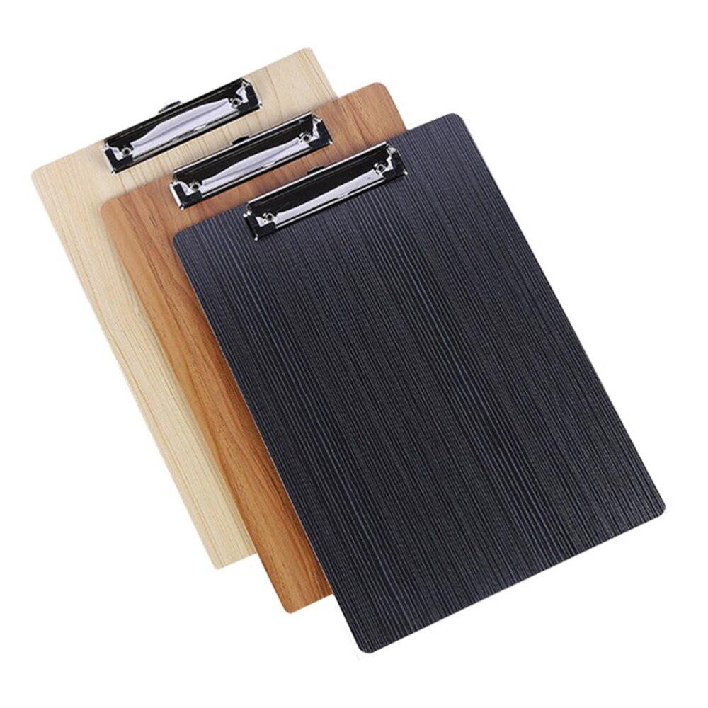 1 Set 3pcs Lightweight Durable Practical Convenient Metal Clipboard A4 Paper Clip Board Home School