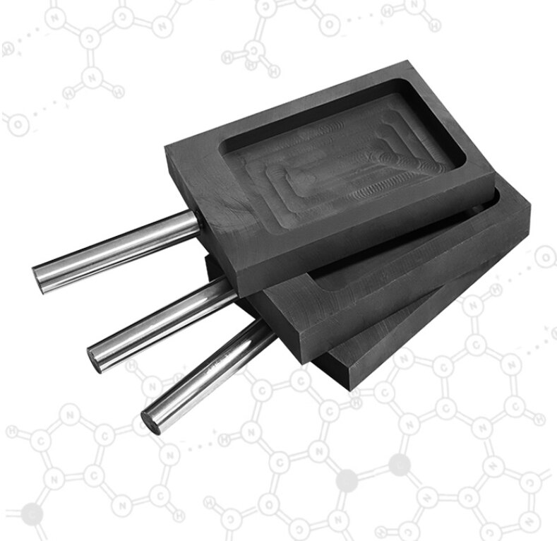 Graphite mold with handle