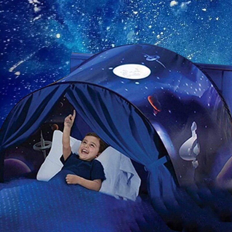 Romantique ciel étoilé rêve tente enfants rêve lit tentes pliable enfants fantaisie nuit dormir tente extérieure moustiquaire pour lit