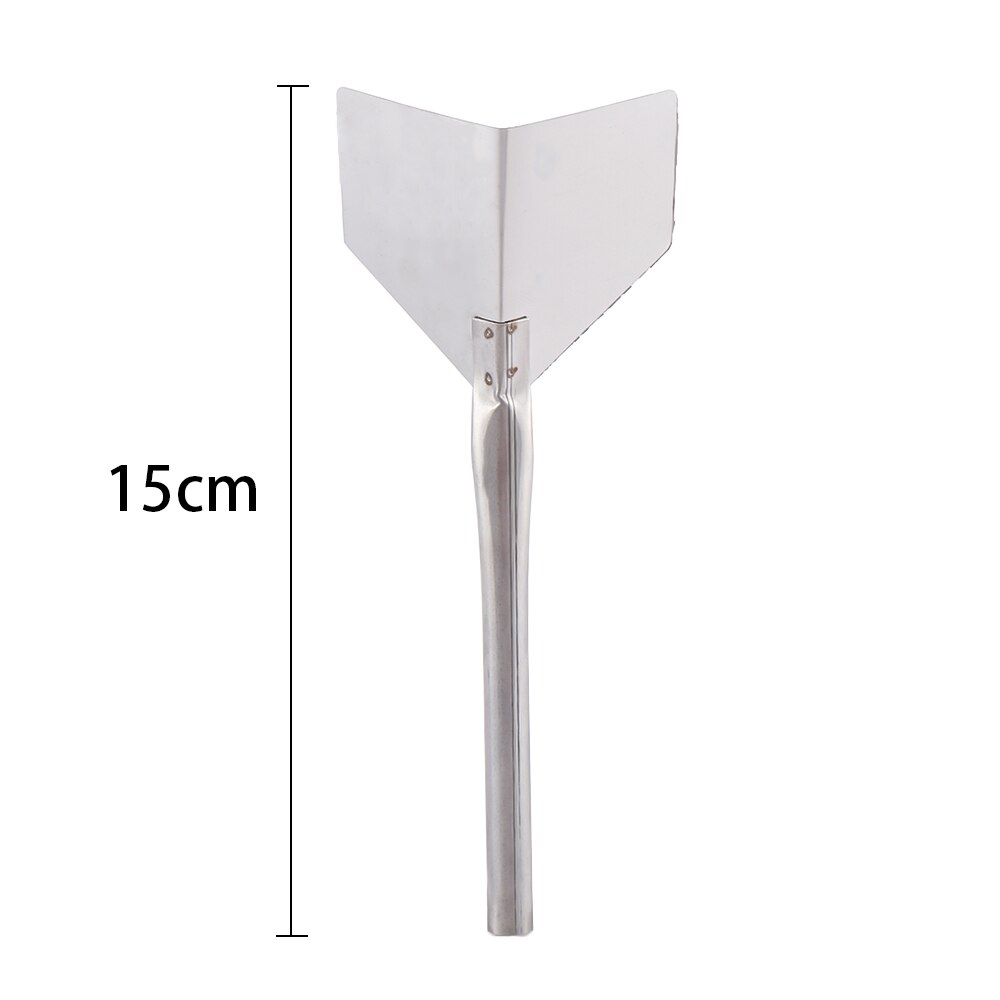 1 Pc 90 degrés jardin métal poignée pelle cloison sèche extérieur coin truelle acier inoxydable racloir mastic bordure outil plâtrage utilisation