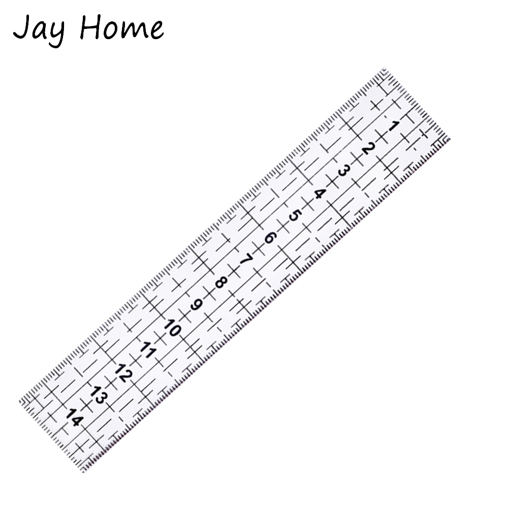 1PC Quilting Ruler Rectangle Square Acrylic Quilting Ruler Fabric Cutting Ruler with Grid Lines for Quilting Sewing &amp; Crafts: 2