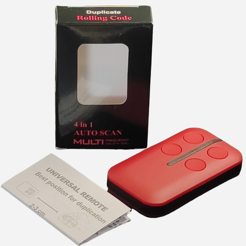 Drzwi przesuwne uniwersalny pilot-powielacz z częstotliwością 300MHz-900MHz: Czerwony