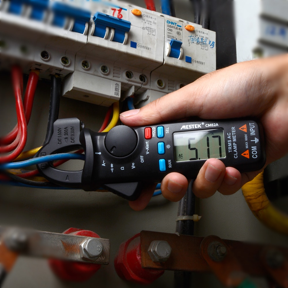 Digital dc klämmätare mestek ac dc strömmätare spänning ampere ncv ohm testare sann rms amperemeter multimeter elektriker verktyg