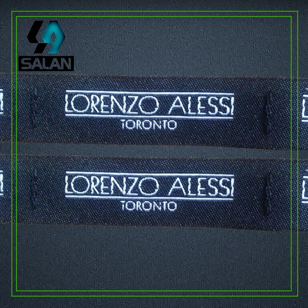 Étiquettes tissées en rouleau pour vêtements | , personnalisées, étiquettes de vêtement, de chemise, de chaussures, de sacs, étiquettes de couture, étiquette brodée SPO002