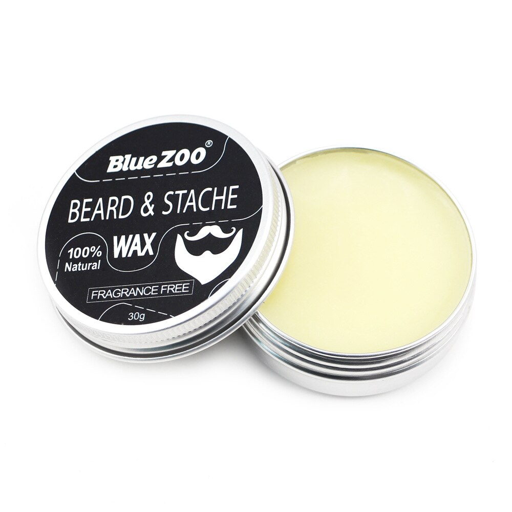Bleu Zoo bio revitalisant hydratant barbe soin naturel hommes barbe cheveux cire baume cire pour hommes quotidien barbe style 2092