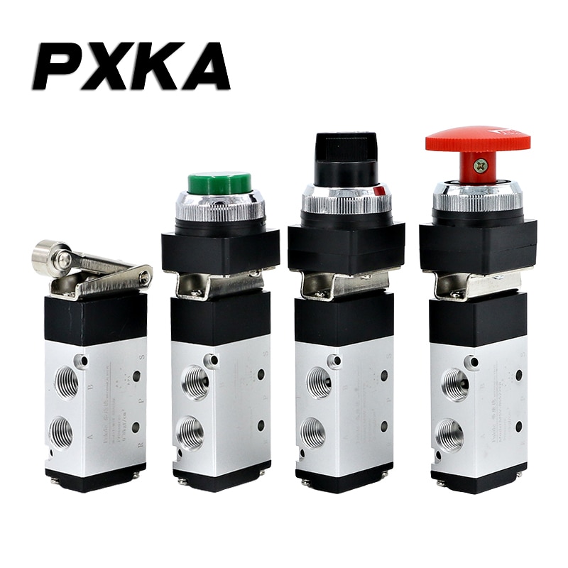 Mechanische ventil, manuelle ventil, zylinder regelventil, Rolle pneumatische schalter MSV86522, 2-Position, 5-weg