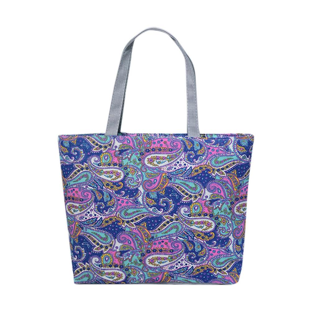 Women Ladies Bag Handbag Messenger Bags Leisure Canvas Shopping Wild Rest Shopping Bag Tourism College H1: E