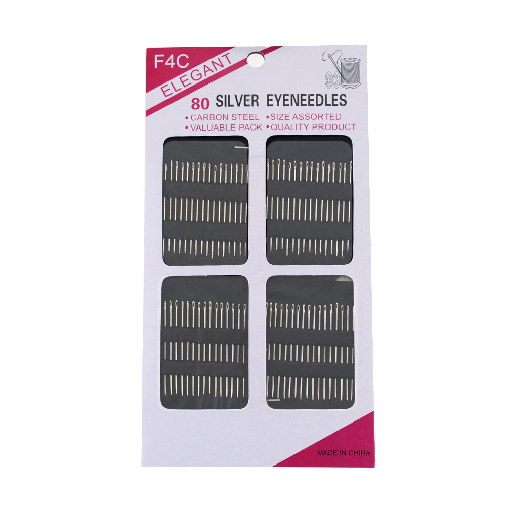 80 pcs/lot silver hand sewing Needles Sew embroidery Tool DIY needlework needle embroidery tools sewing tools