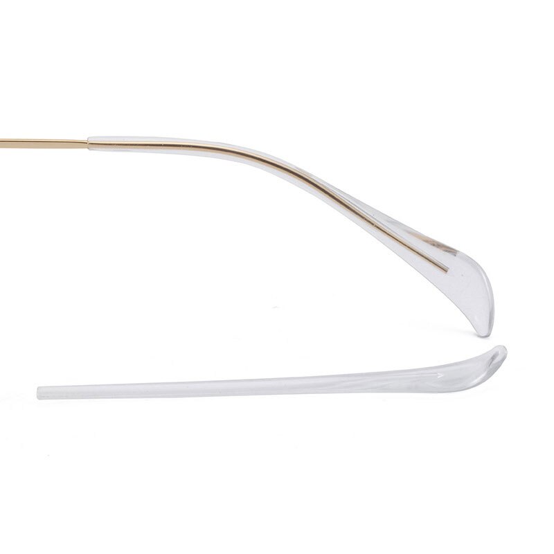 Lunettes de soleil antidérapantes en Silicone, 1 paire, couvre-jambes, support de crochet d&#39;oreille antidérapant, protège-oreilles: WHITE