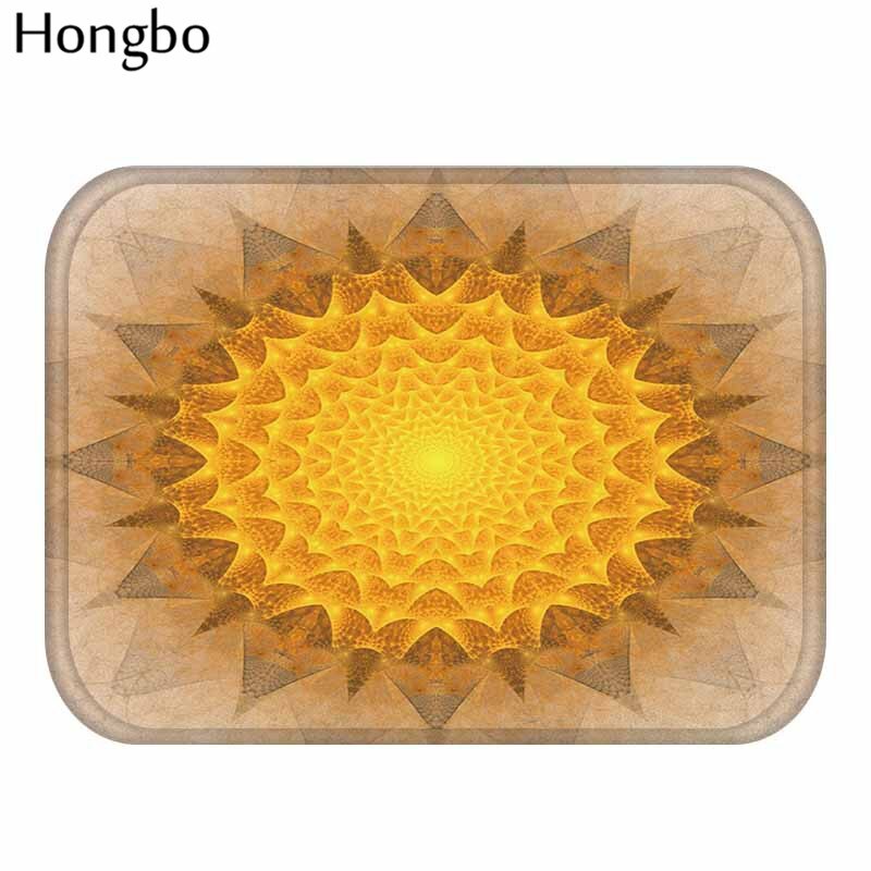 Hongbo bohême fleur bienvenue tapis de sol Mandala motif géométrique salle de bain cuisine tapis tapis fleuri paillasson: 12