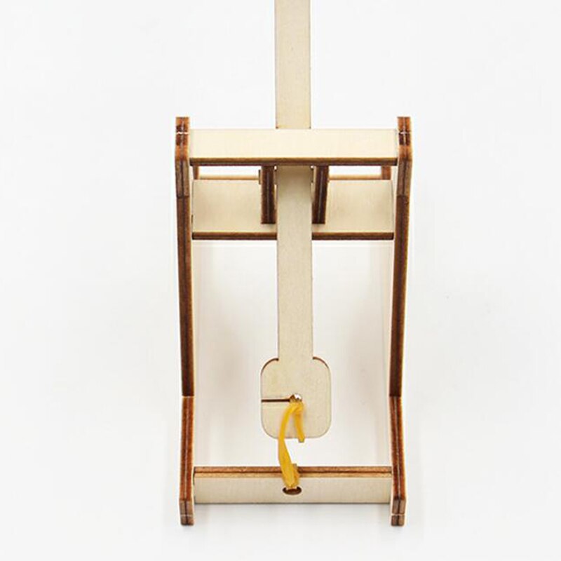 Juego de juguetes de trebuquete para niños, kit de Catapulta de madera, 1 Juego de bricolaje