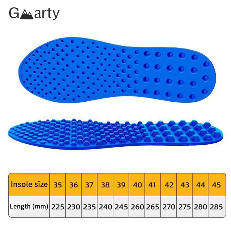 Sottopiede per massaggio con bordo per pressione dito Allevia l'affaticamento del piede Scarpe Solette Uomo Donna Cuscinetti per scarpe Sport morbidi Scarpe casual Suola 1 paio