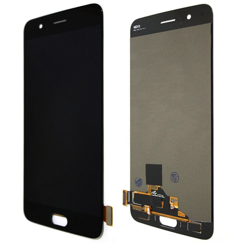 Testé 5.5 &quot;TFT/OLED / AMOLED Pour Oneplus 5 LCD Affichage Écran Tactile Numériseur Pour 1 + 5 A5000 LCD Panneau De Remplacement