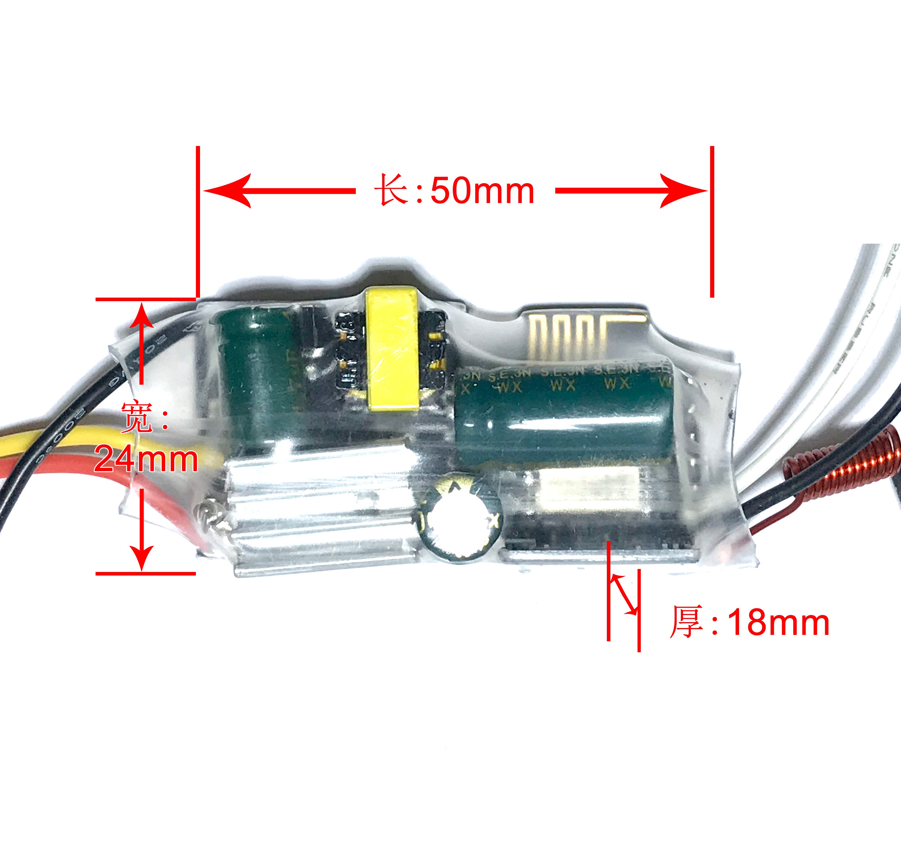 [Ordinary mechanical switch becomes intelligent in seconds] Wall switch modification module-single open
