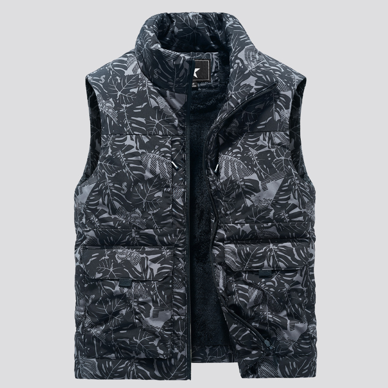 Fleece Warm Vest Jassen Mannen Dikke Katoenen Vest Mannelijke Herfst Winter Vesten Heren Lamswol Katoenen Vest Heren Vest